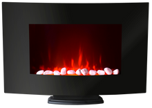Charger l'image dans la galerie, VULCAIN - Cheminée Électrique Effet Galet 1800W